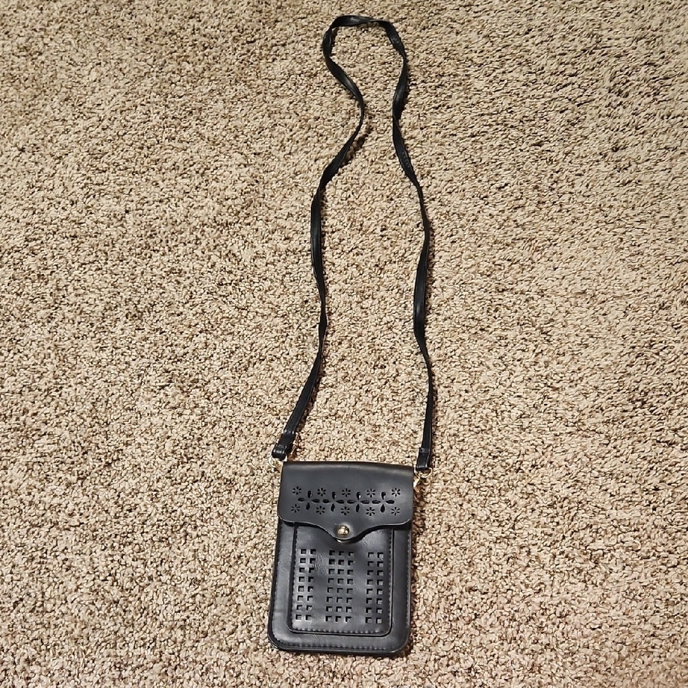 Stylish Black Crossbody Bag